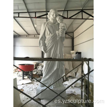 Inventario de gran fibra de vidrio Jesús con estatua de bebé